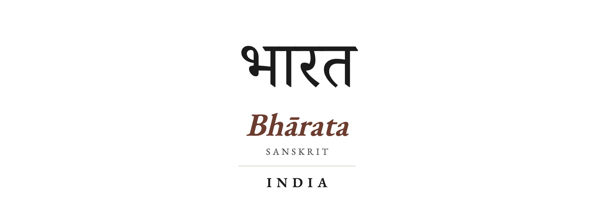 India title card