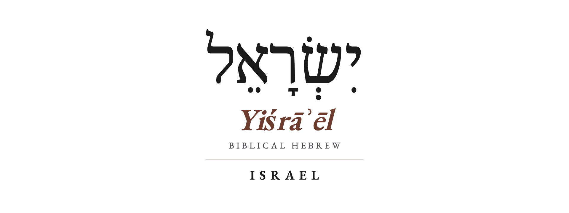 Israel title card