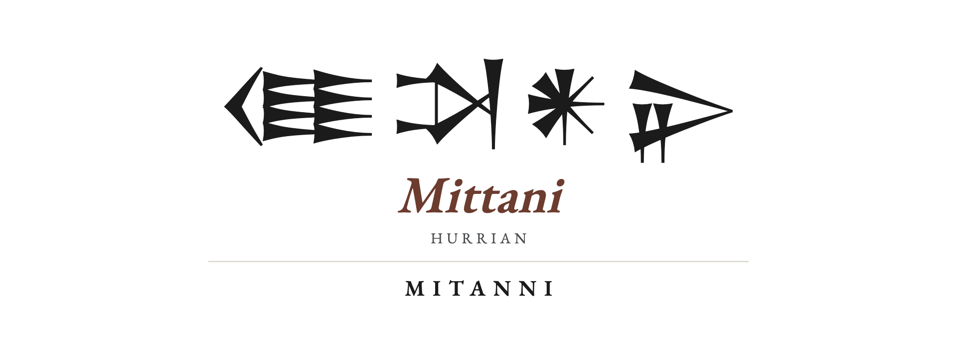 Mitanni title card